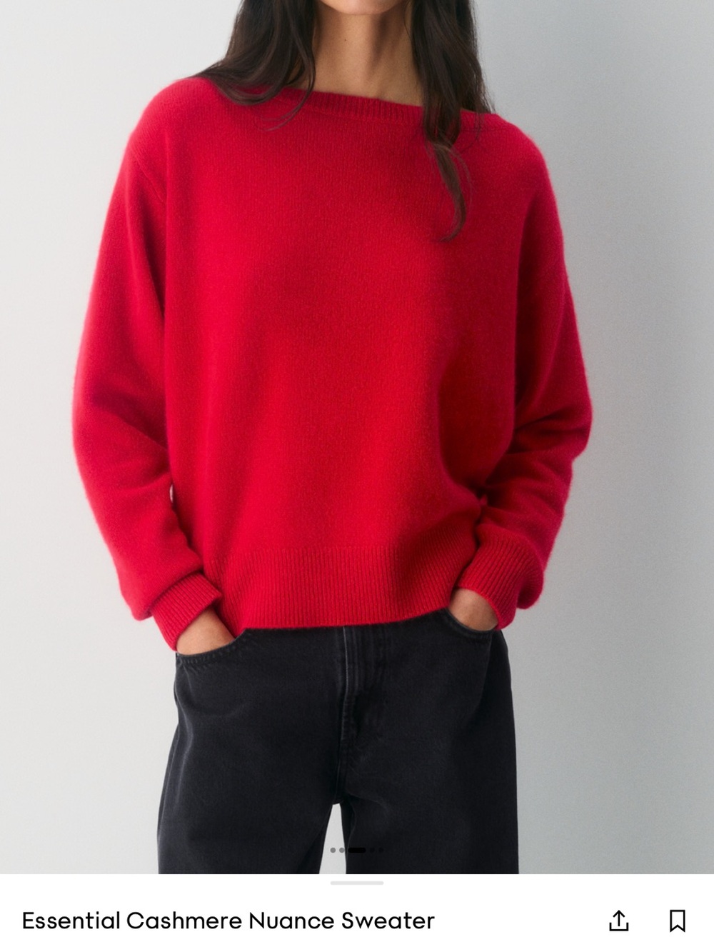 Boatneck Aritzia Cashmere Sweater